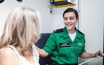 cadet_talking_to_member_of_public