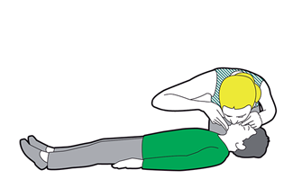Child CPR - give rescue breaths
