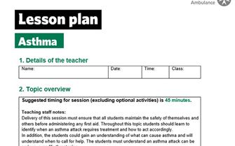 KS2-Asthma-Lesson Plan KS2-Asthma-Lesson Plan