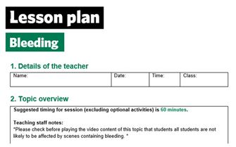 KS2-Bleeding-lesson plan