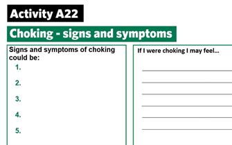 KS2-A22-Signs and symptoms of choking