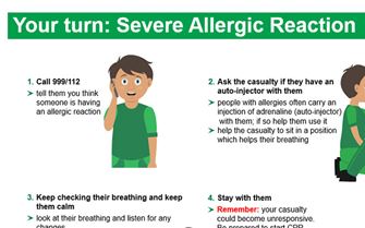 KS3-Severe allergic reaction-your turn