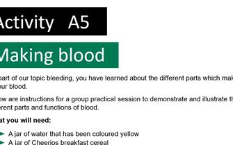 KS4 A5 Making Blood