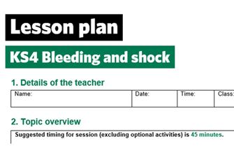 KS4-Bleeding and shock-lesson plan
