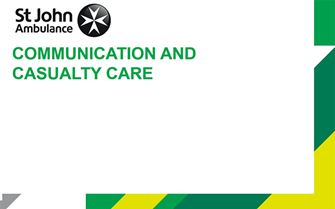 Communication and Casualty Care lesson plan image