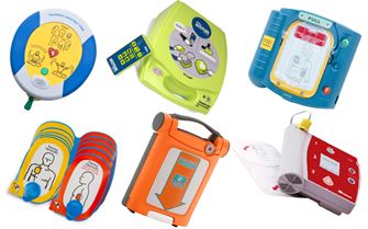 Defibrillator training units