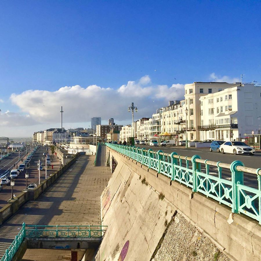 Brighton seafront and promenade
