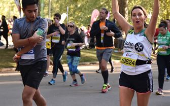 Runners in Royal Parks Half Marathon