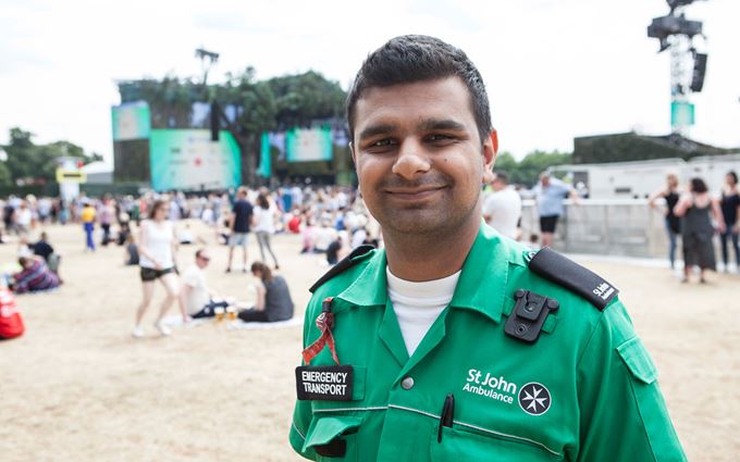 Emergency Transporter at an event