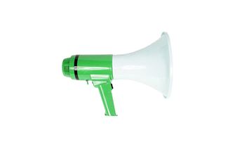 Green megaphone