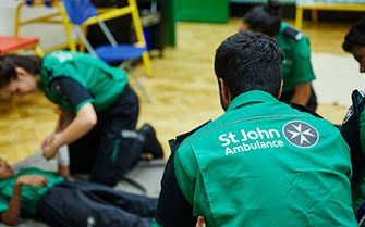 Cadets together at group meeting