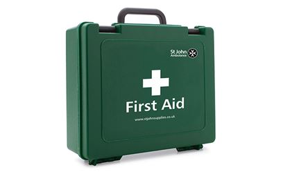 Small Standard St John Ambulance Empty First Aid Box Small Standard St John Ambulance Empty First Aid Box
