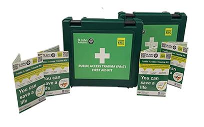 St John Ambulance Public Access Trauma (PAcT) First Aid Kit with Tourni-key