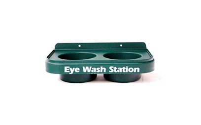 Double Eye Wash Plastic Holder for 2 x 500ml Bottles Double Eye Wash Plastic Holder for 2 x 500ml Bottles