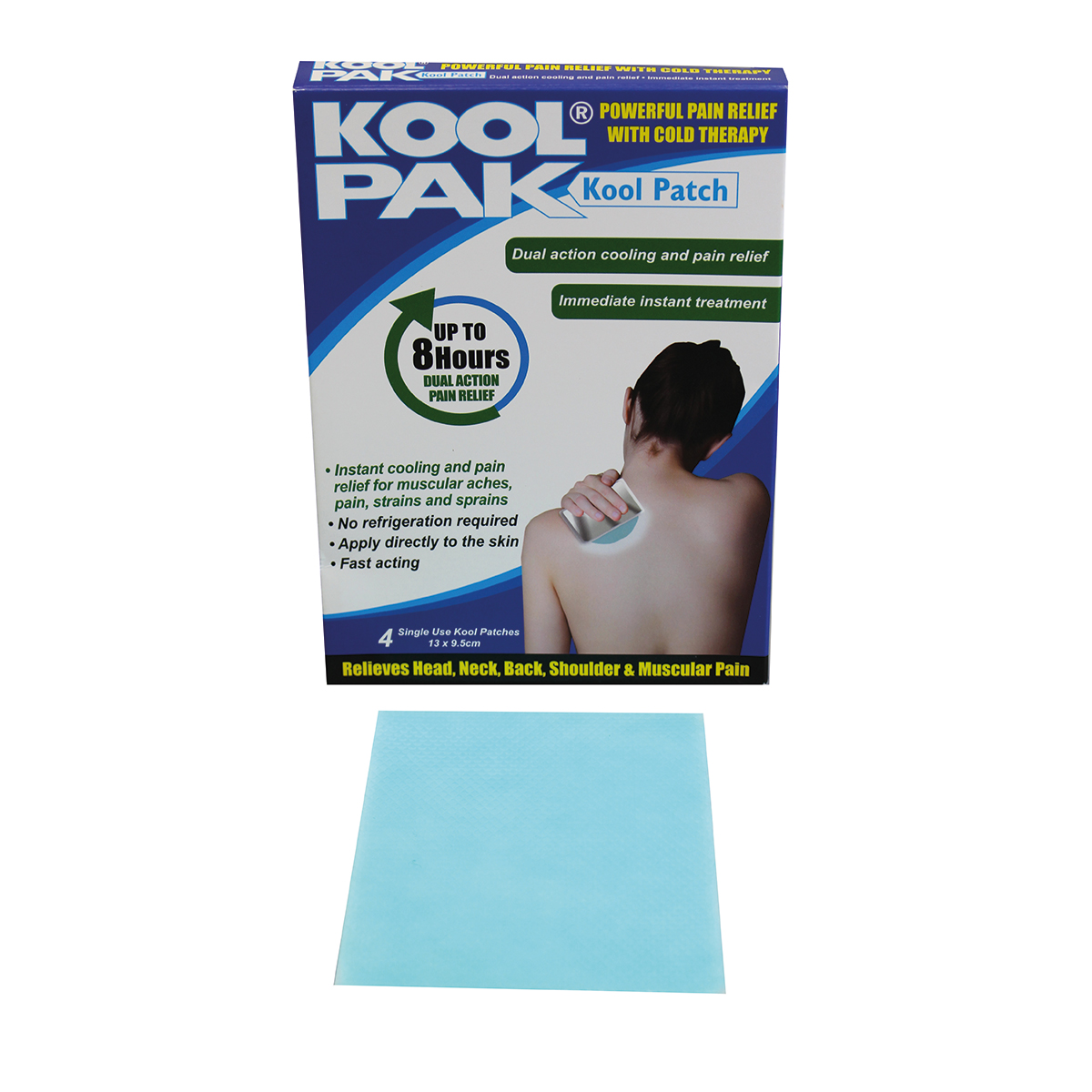 Box of 36 Packs of 4 13 x 9.5cm KoolPak® Kool Patch