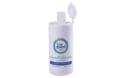 Tub of 100 Bioguard Light Duty Hand and Surface Wipes Tub of 100 Bioguard Light Duty Hand and Surface Wipes