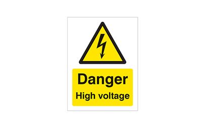 Danger High Voltage Sign