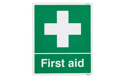  First Aid Vinyl Sign
