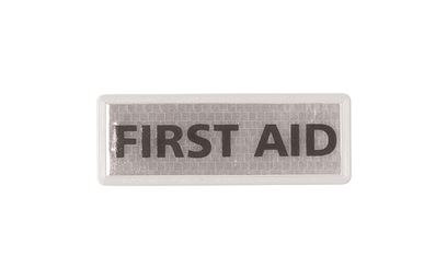 Large First Aid Reflective Badge