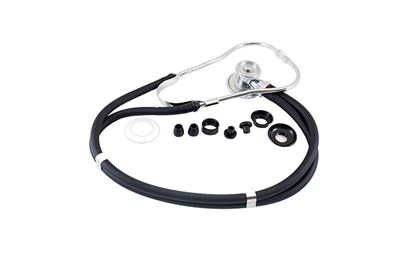 Black Timesco™ Twin Tube Sprague Rappaport Stethoscope