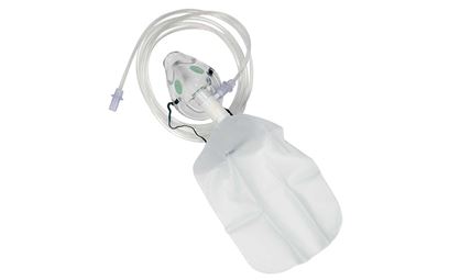 Paediatric High Concentration Non-Rebreathing Oxygen Mask Bag and Tubing