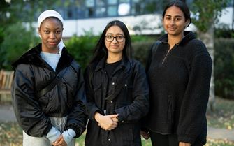 Join NHS Cadets today! [A group of three NHS Cadets]